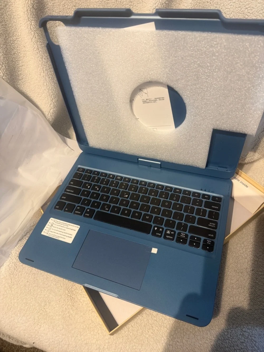 Source Unknown Yellow iPad Keyboard Case - F17 Wireless Keyboard fits Air 13